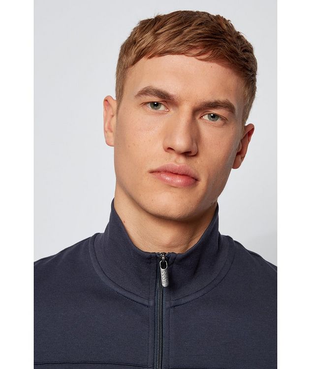 Zip-Up Stretch-Cotton Tracksuit Jacket picture 4