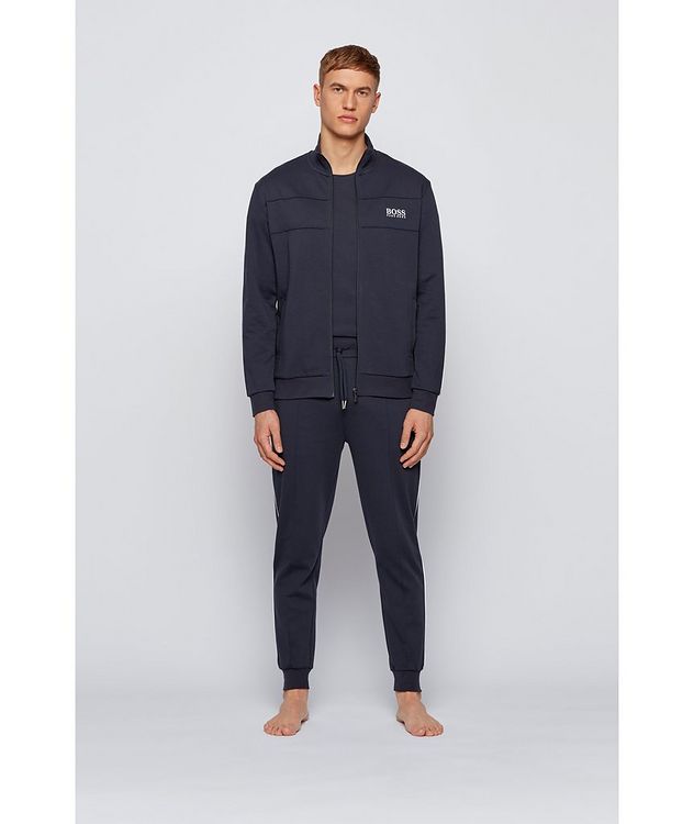 Zip-Up Stretch-Cotton Tracksuit Jacket picture 5