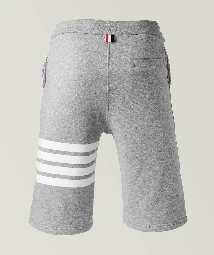 Four-Bar Stripe Cotton Sweat Shorts image 1