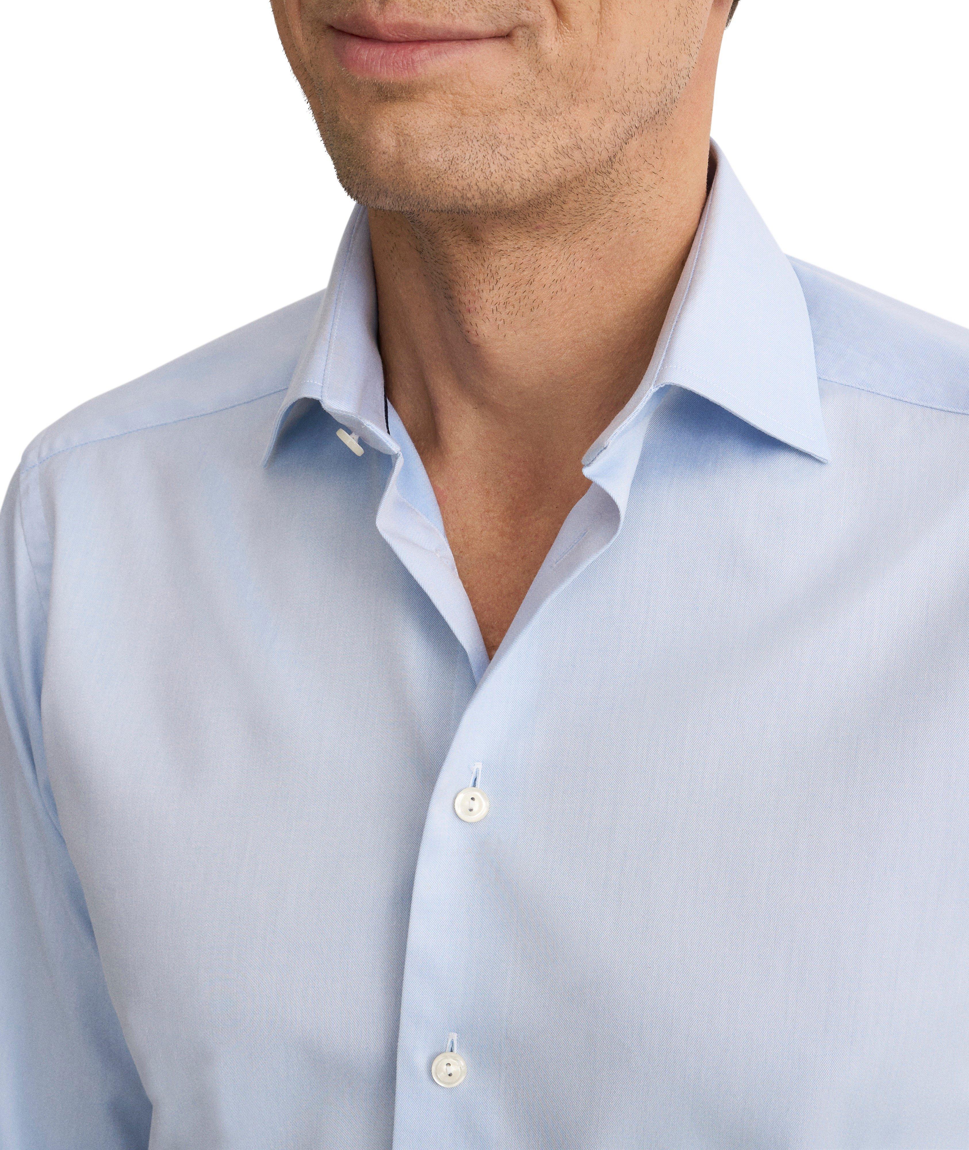 Slim-Fit Signature Twill Dress Shirt image 3