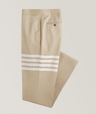 Thom Browne Pantalon en coton à quatre bandes