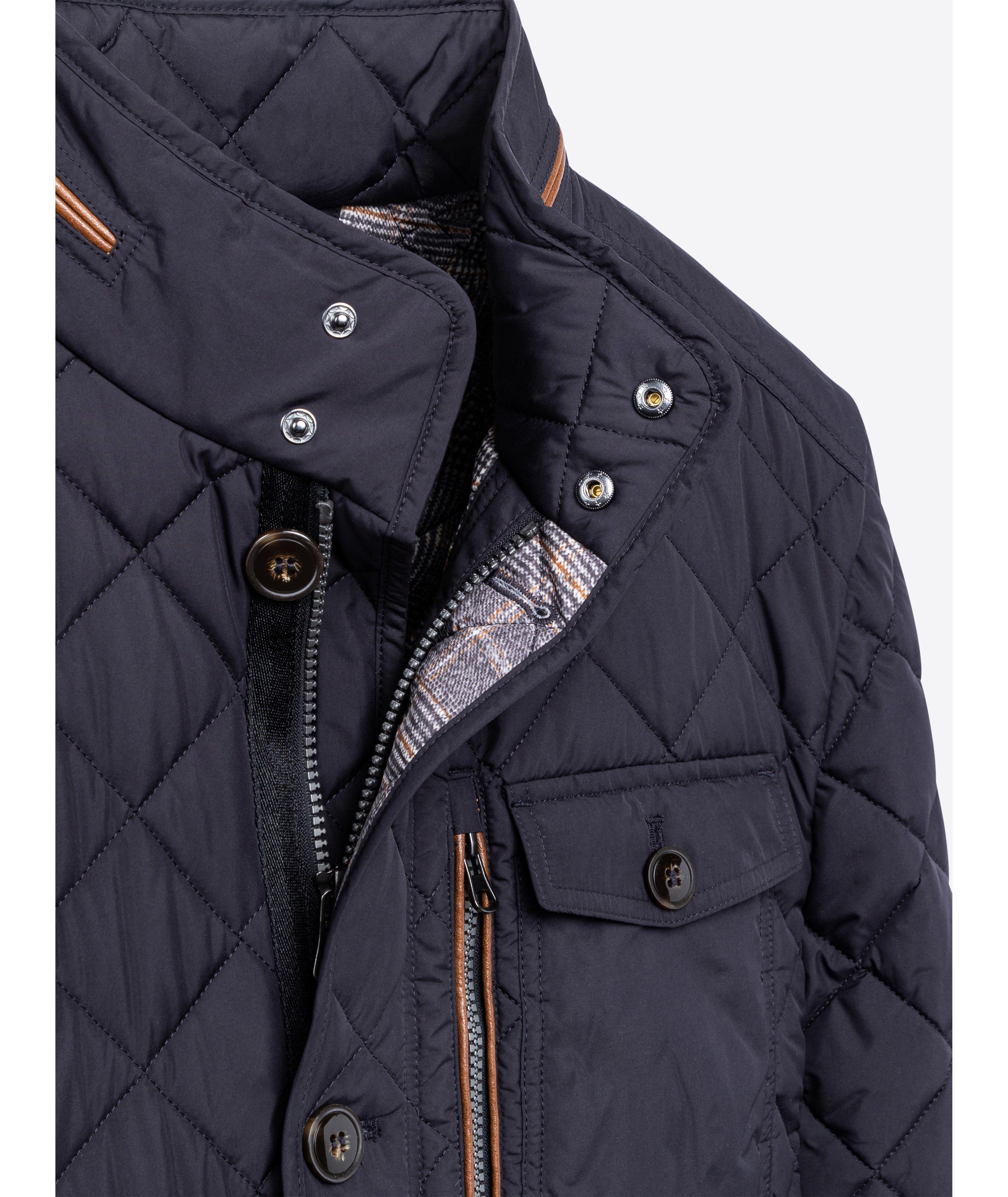 Diamond Quilted Three-Quarter Length Jacket image 2