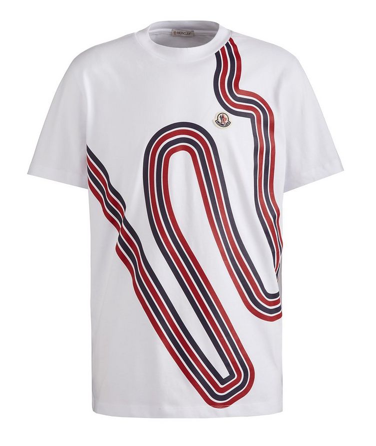 Ribbon Stripe Cotton T-Shirt image 0