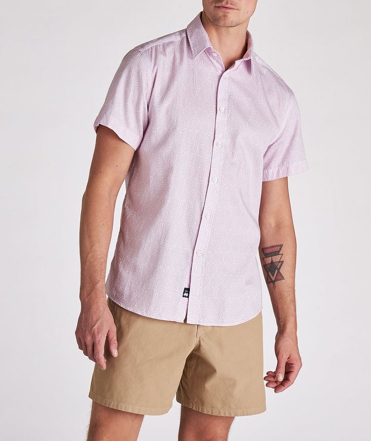 Geometric Cotton-Blend Sport Shirt image 1
