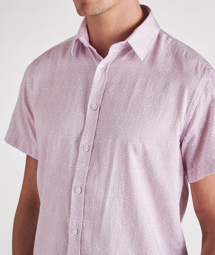 Geometric Cotton-Blend Sport Shirt image 3