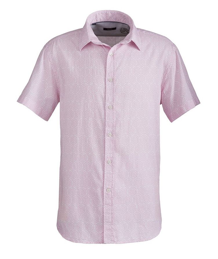 Geometric Cotton-Blend Sport Shirt image 0