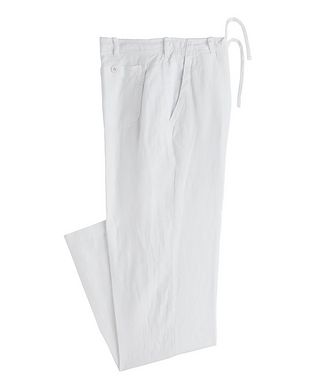 Benson Contemporary Fit Garment Dyed Linen Pants