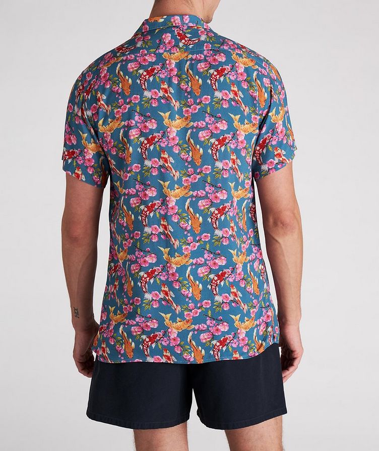 Floral Koi Fish Cotton-Blend Sport Shirt image 2