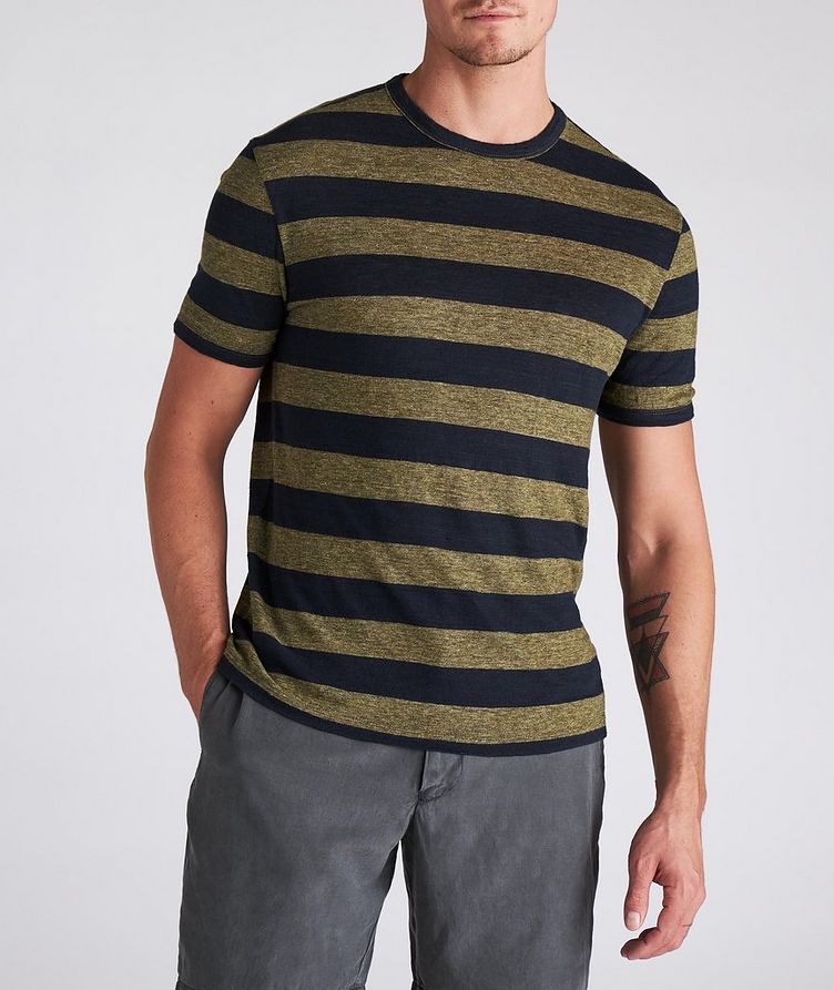 Striped Linen T-Shirt image 1