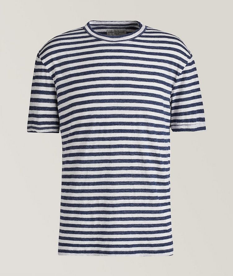 Striped Linen T-Shirt image 0