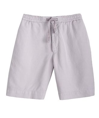 Officine Generale Phil Drawstring Linen-Cotton Shorts