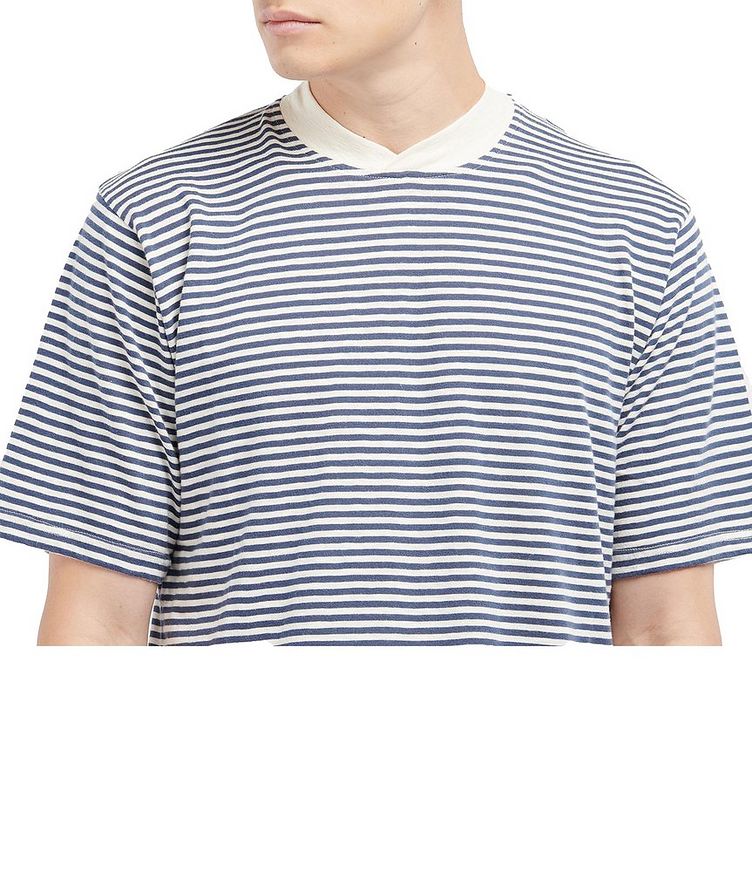 Briggs Striped Cotton T-Shirt image 3