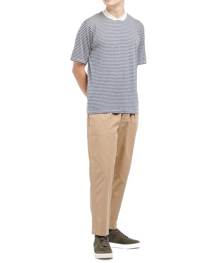Briggs Striped Cotton T-Shirt image 5