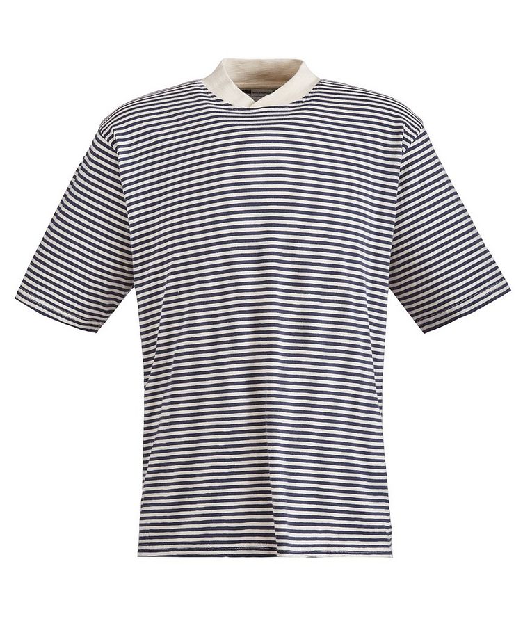 Briggs Striped Cotton T-Shirt image 0