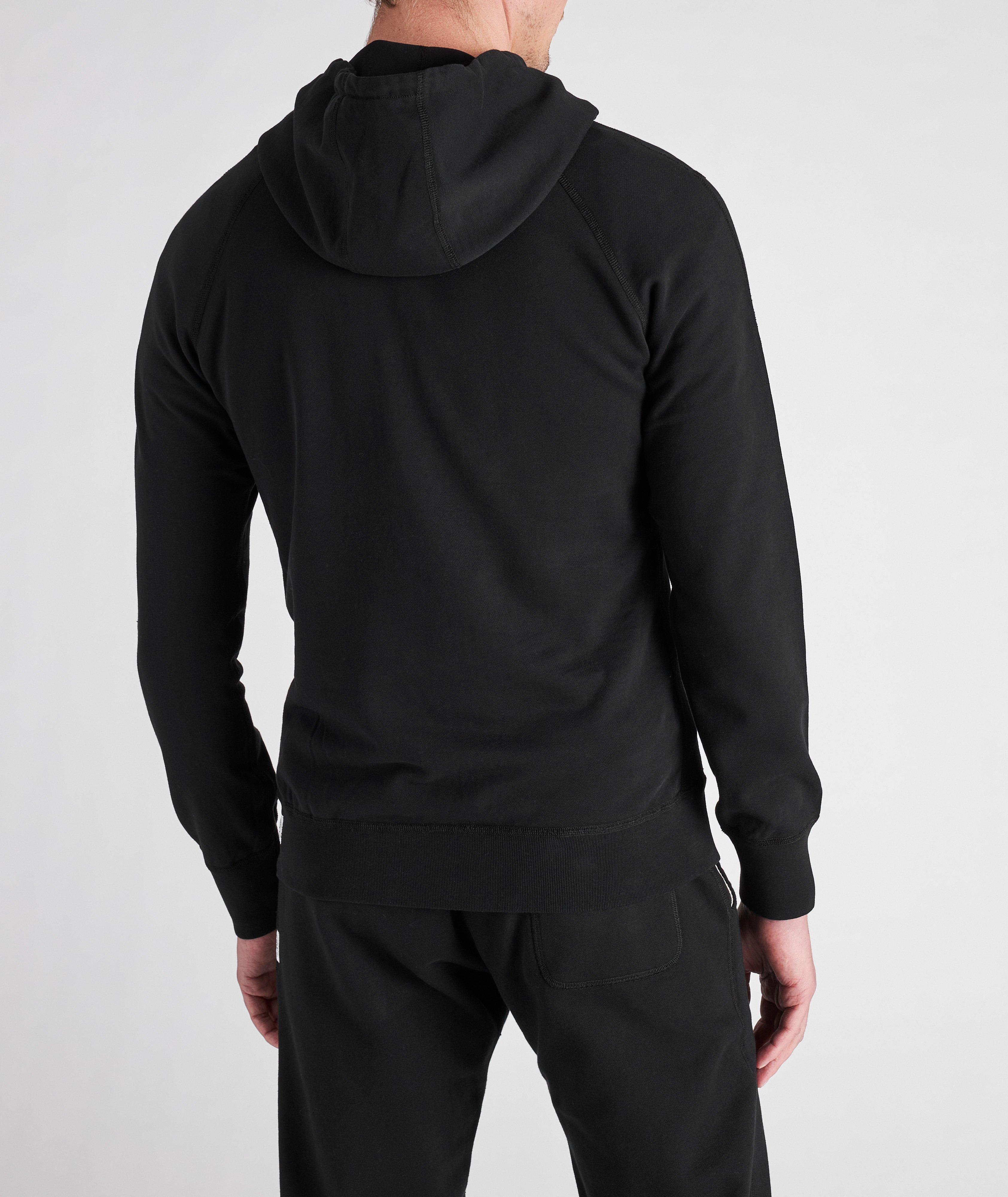 Cotton Drawstring Hooded Sweater image 3