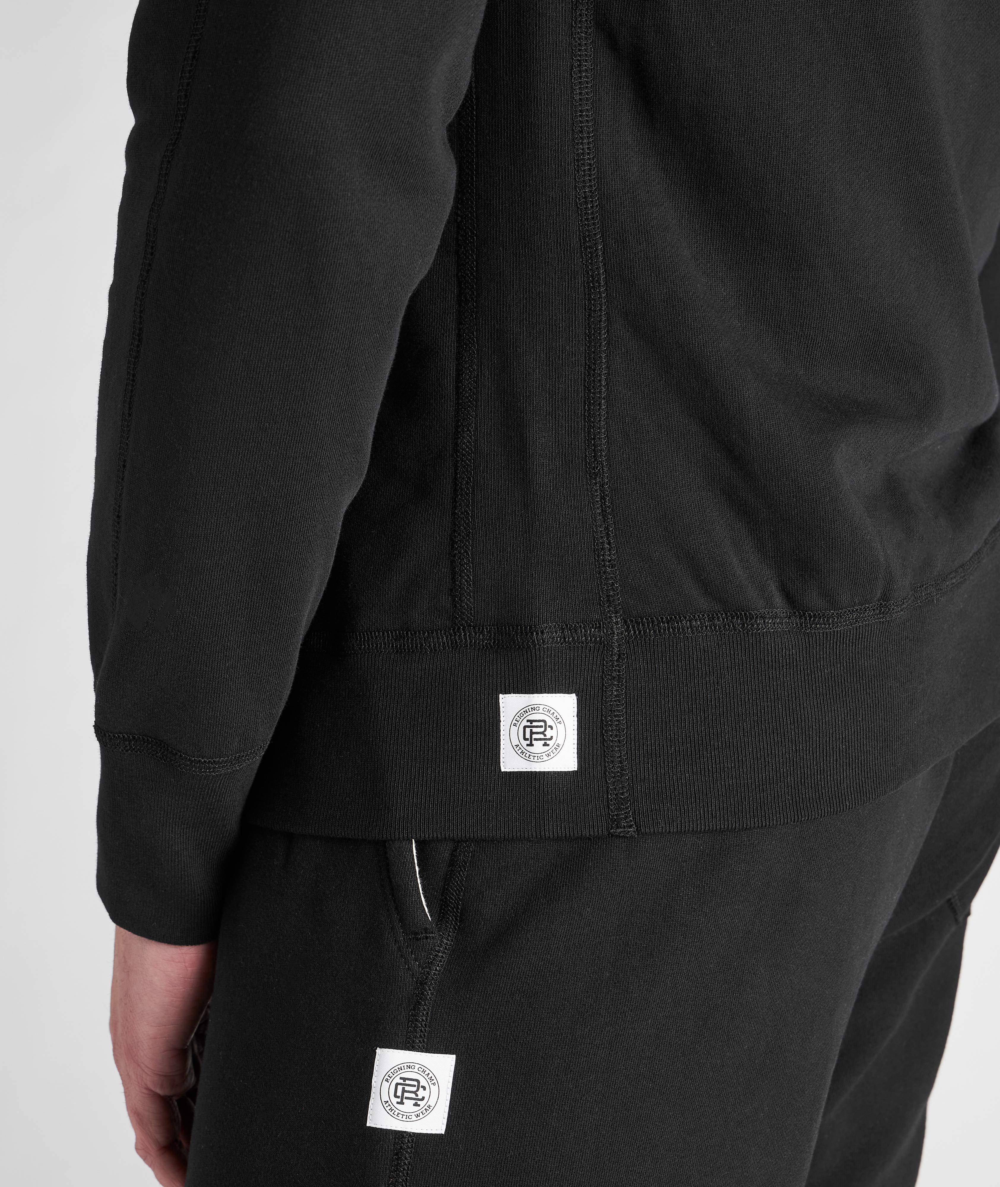 Cotton Drawstring Hooded Sweater image 5