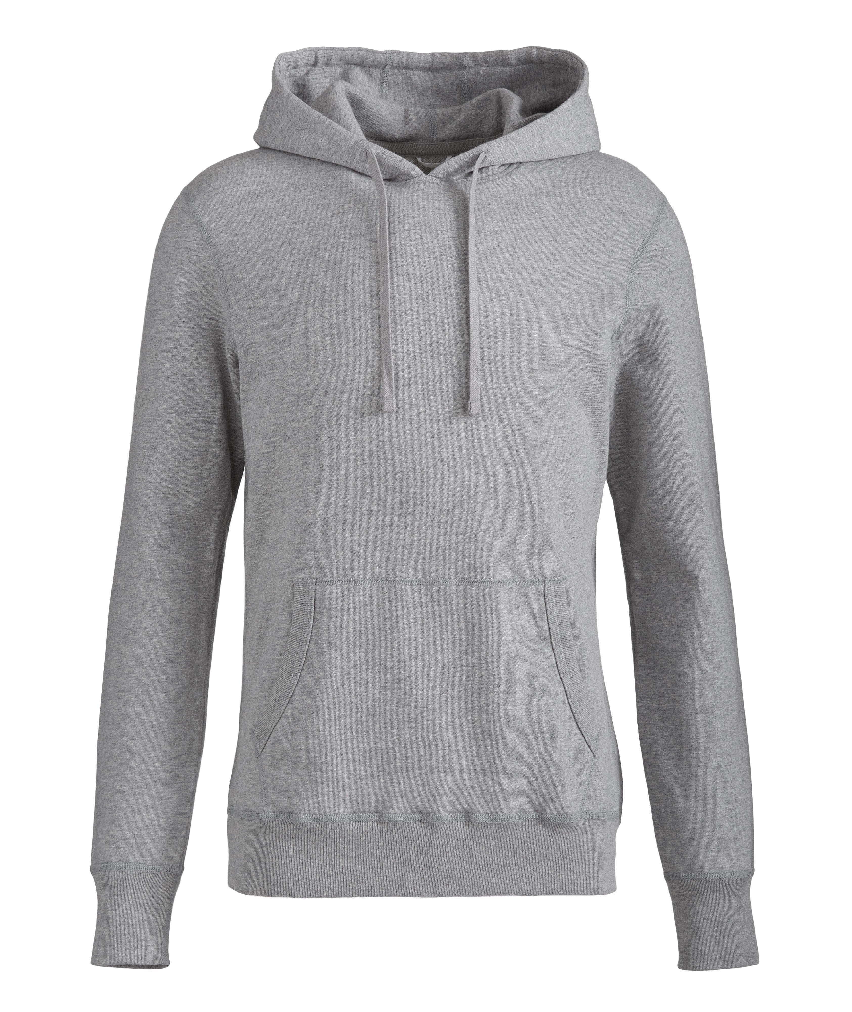 Lightweight Terry Cotton Hooded Sweater image 0
