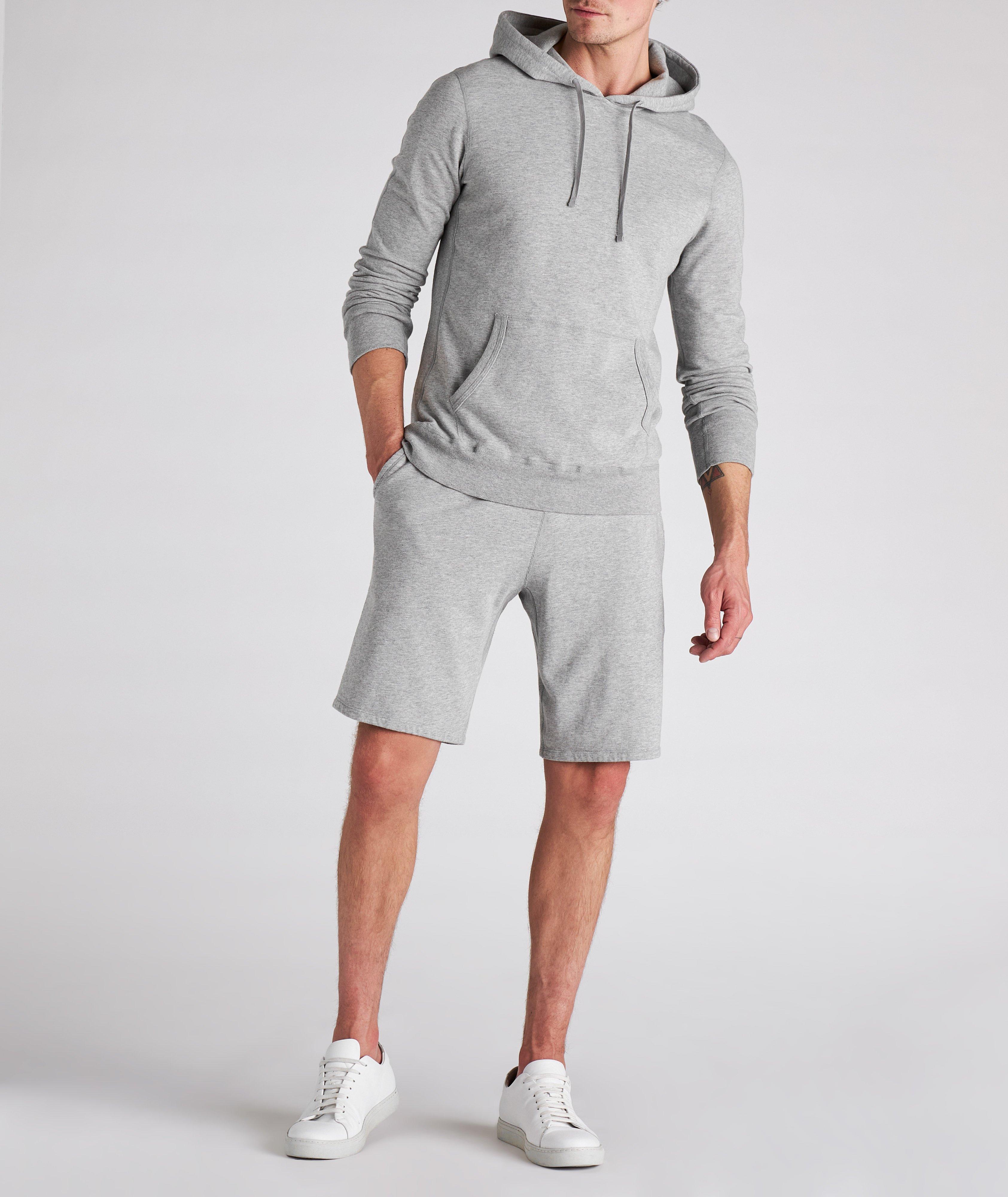 Lightweight Terry Cotton Hooded Sweater image 5
