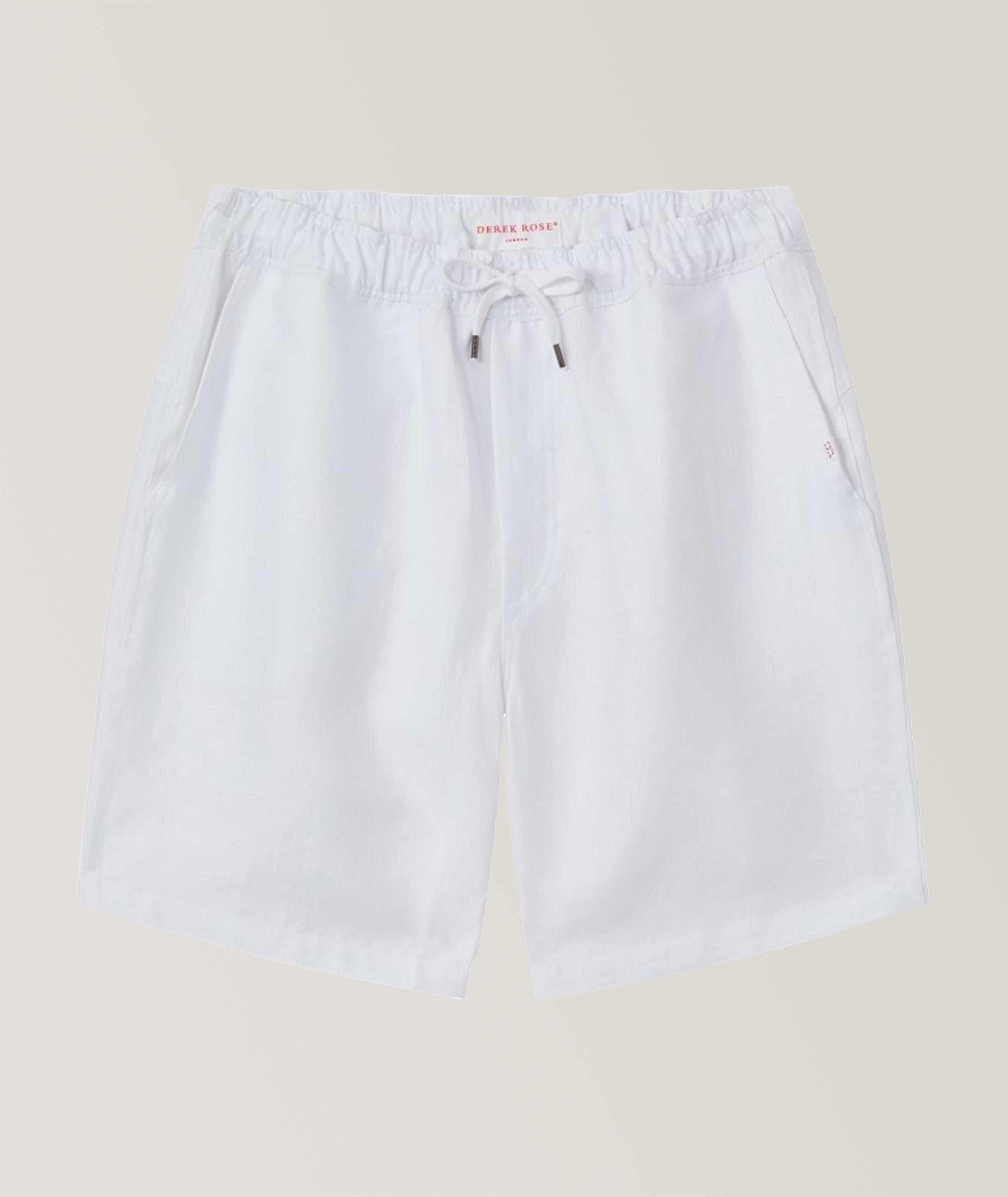 Slice Stretch-Cotton Twill Shorts