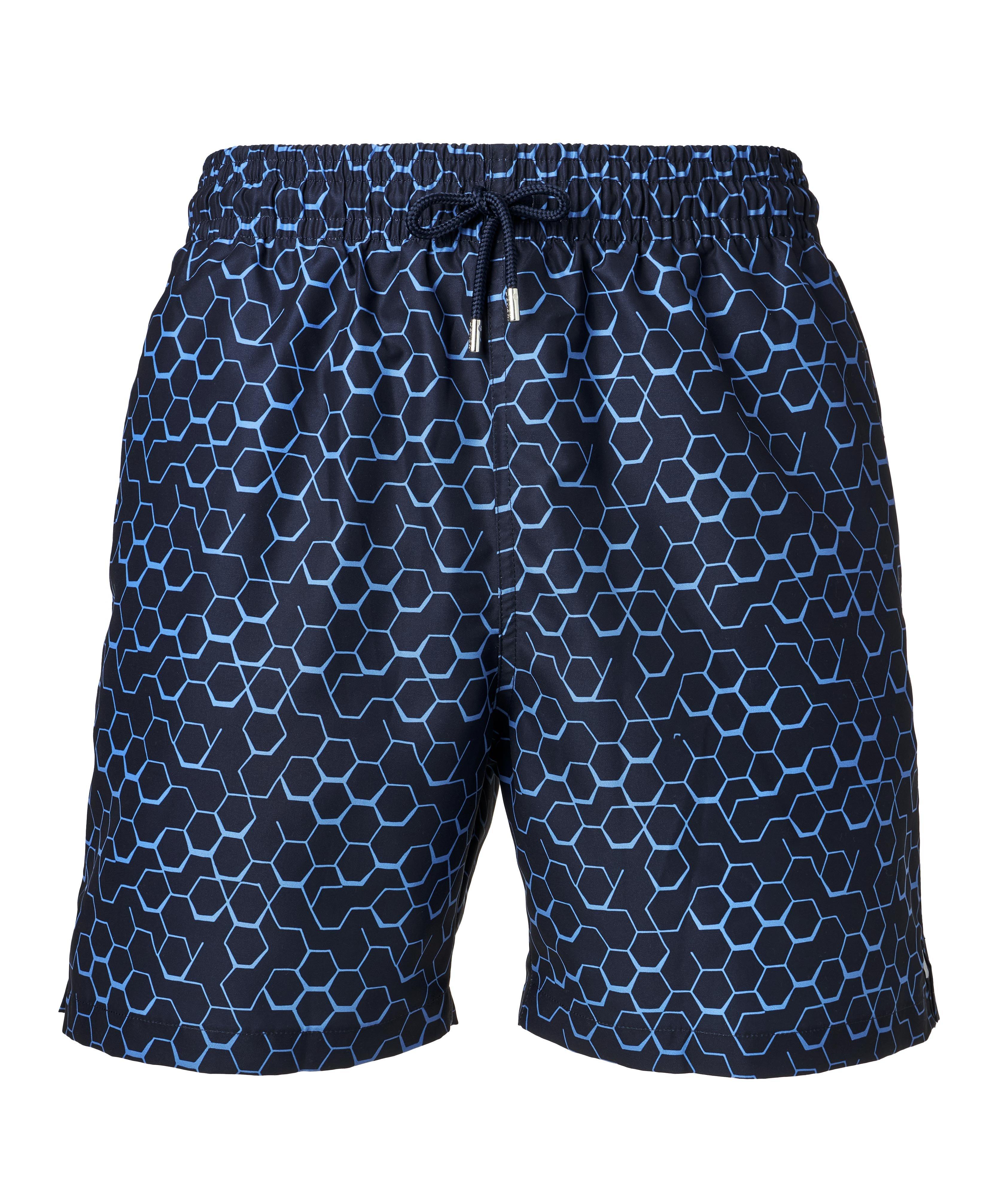 Tropez Tile Print Swim Shorts image 0