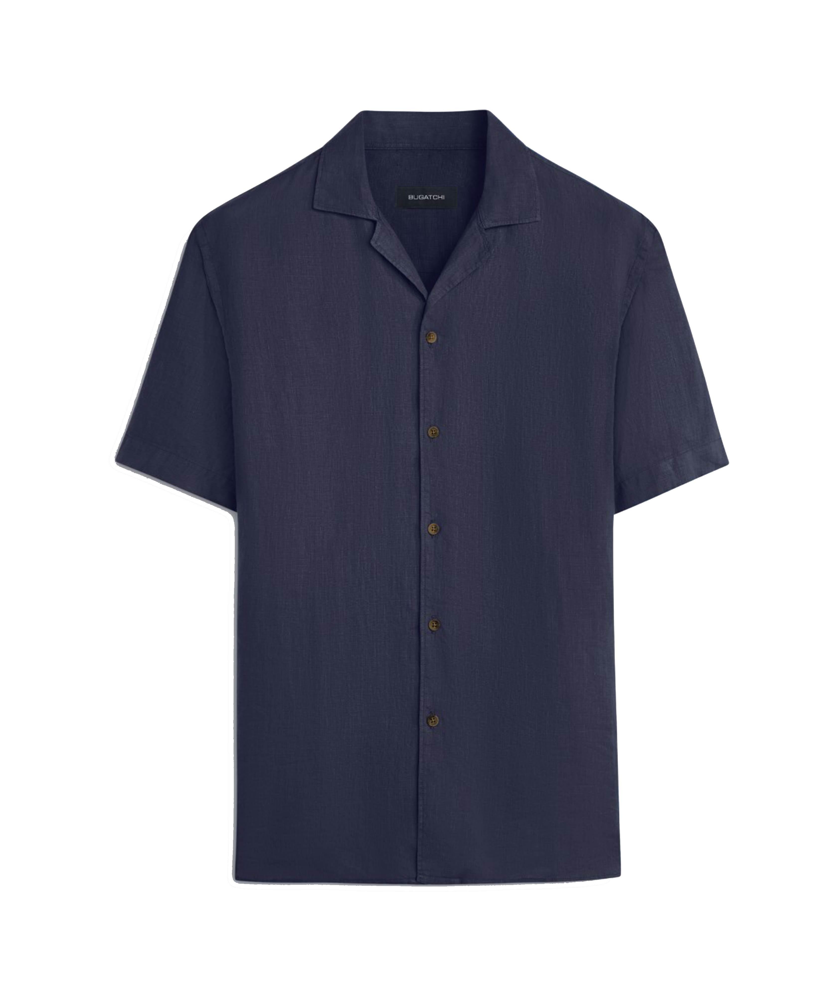 Camp Collar Short Sleeve Linen Shirt image 0