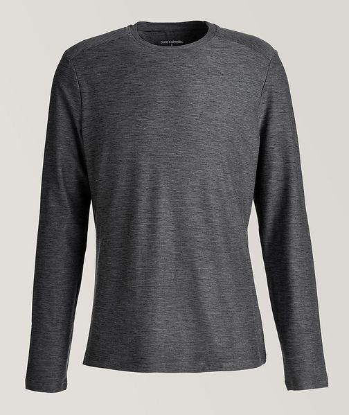 Pure & Simple x Harry Rosen Moss Jersey Long Sleeve Shirt