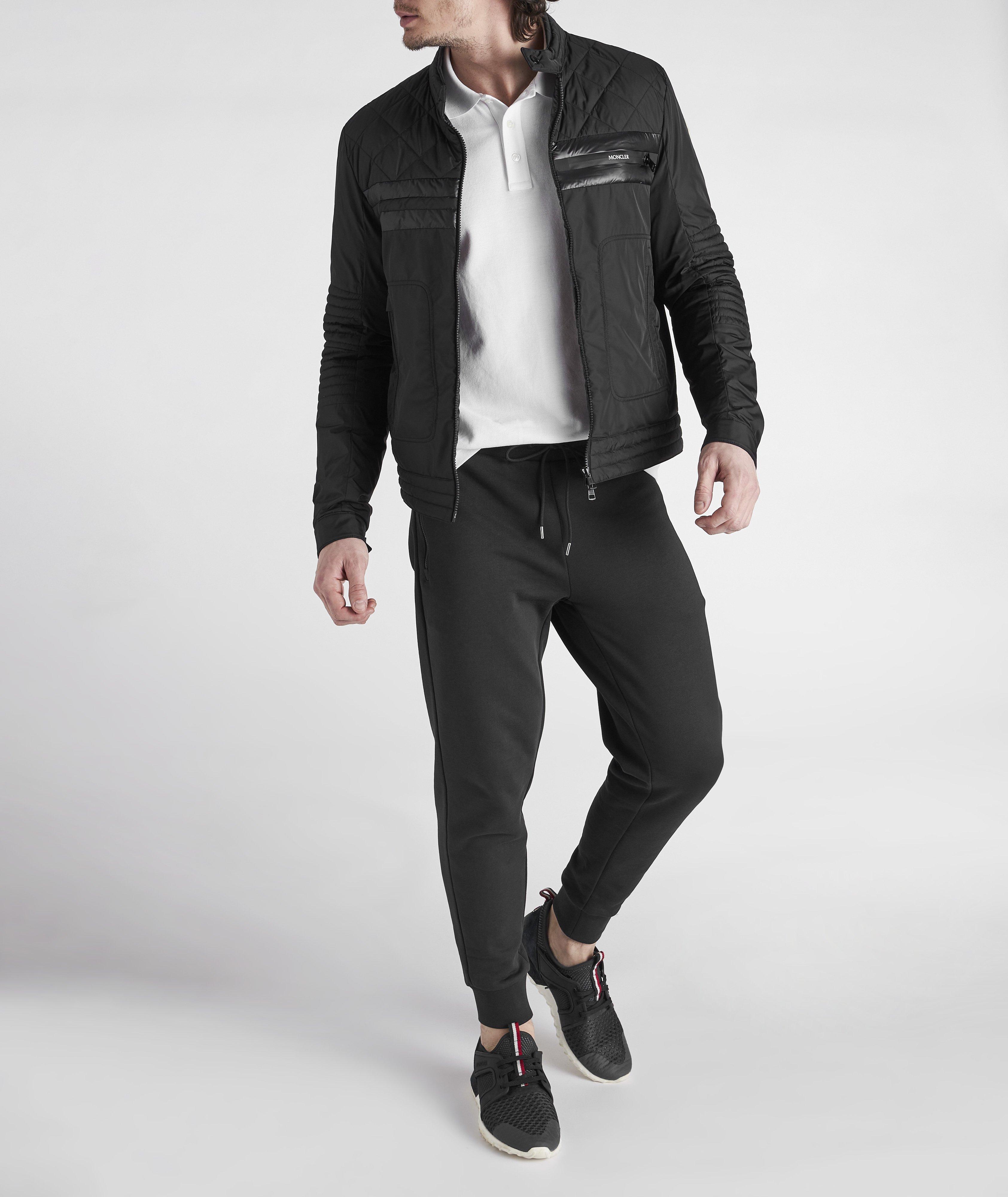 Atiu Quilted Nylon Down Biker Jacket image 1