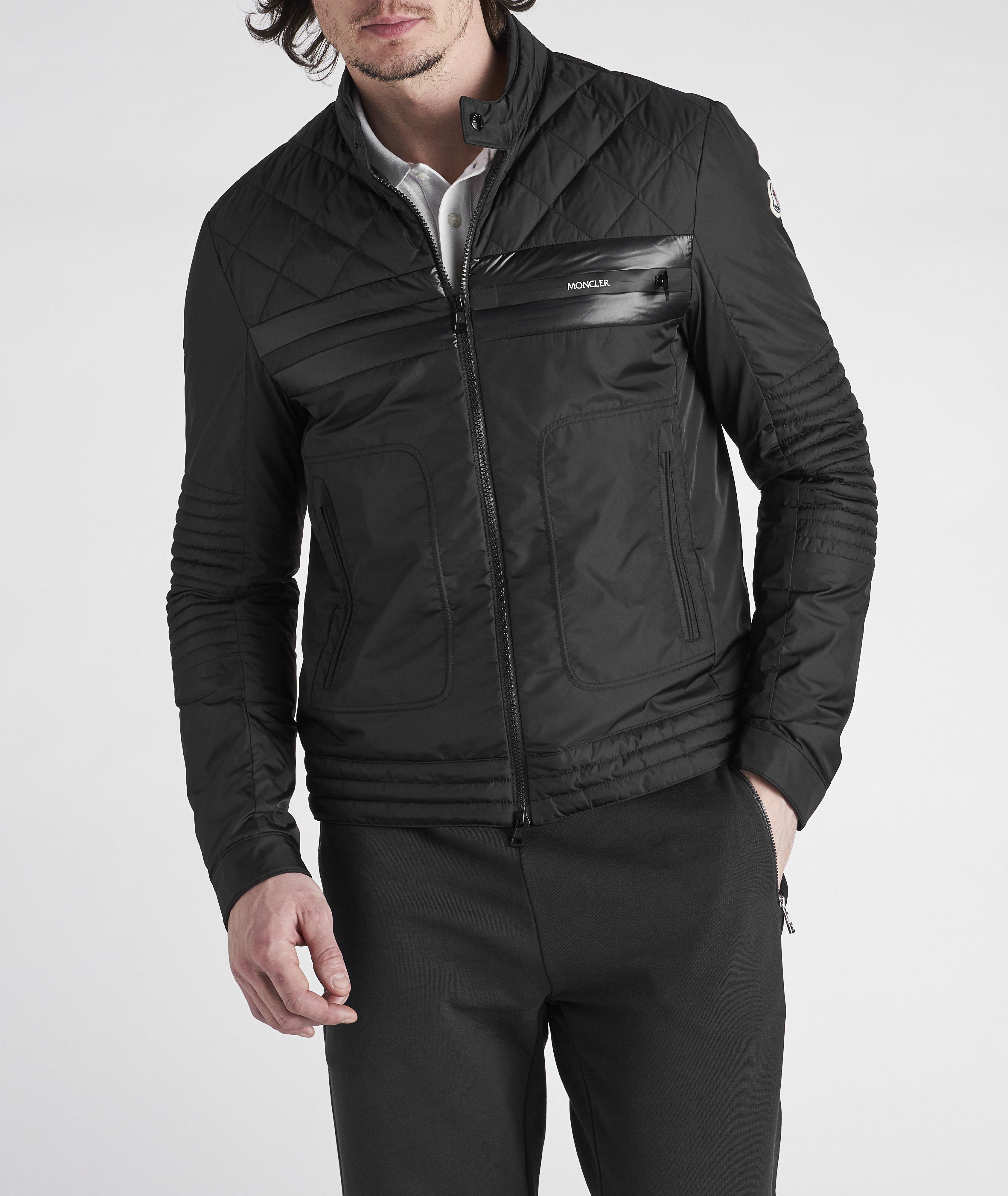 Atiu Quilted Nylon Down Biker Jacket image 2