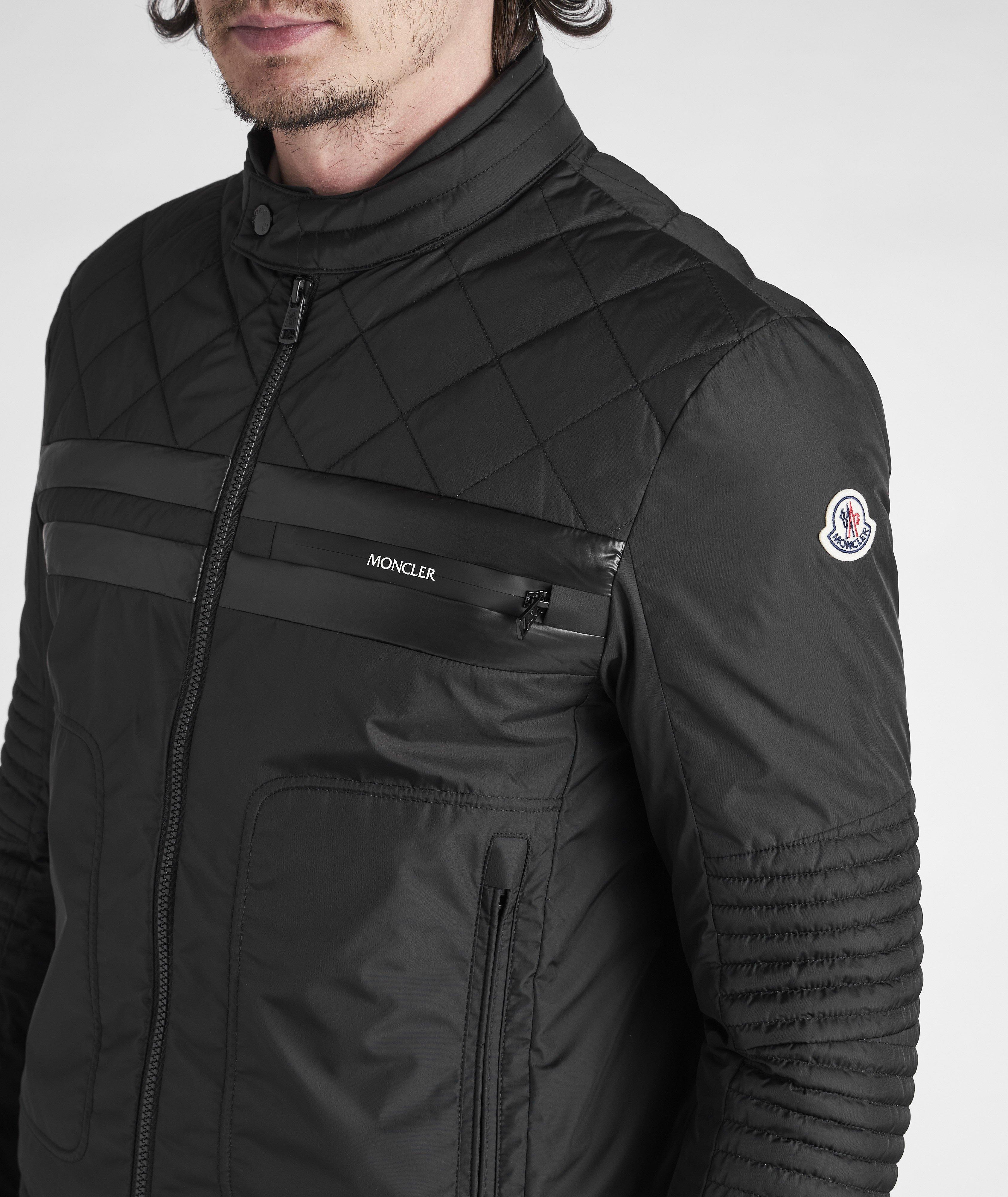 Atiu Quilted Nylon Down Biker Jacket image 4