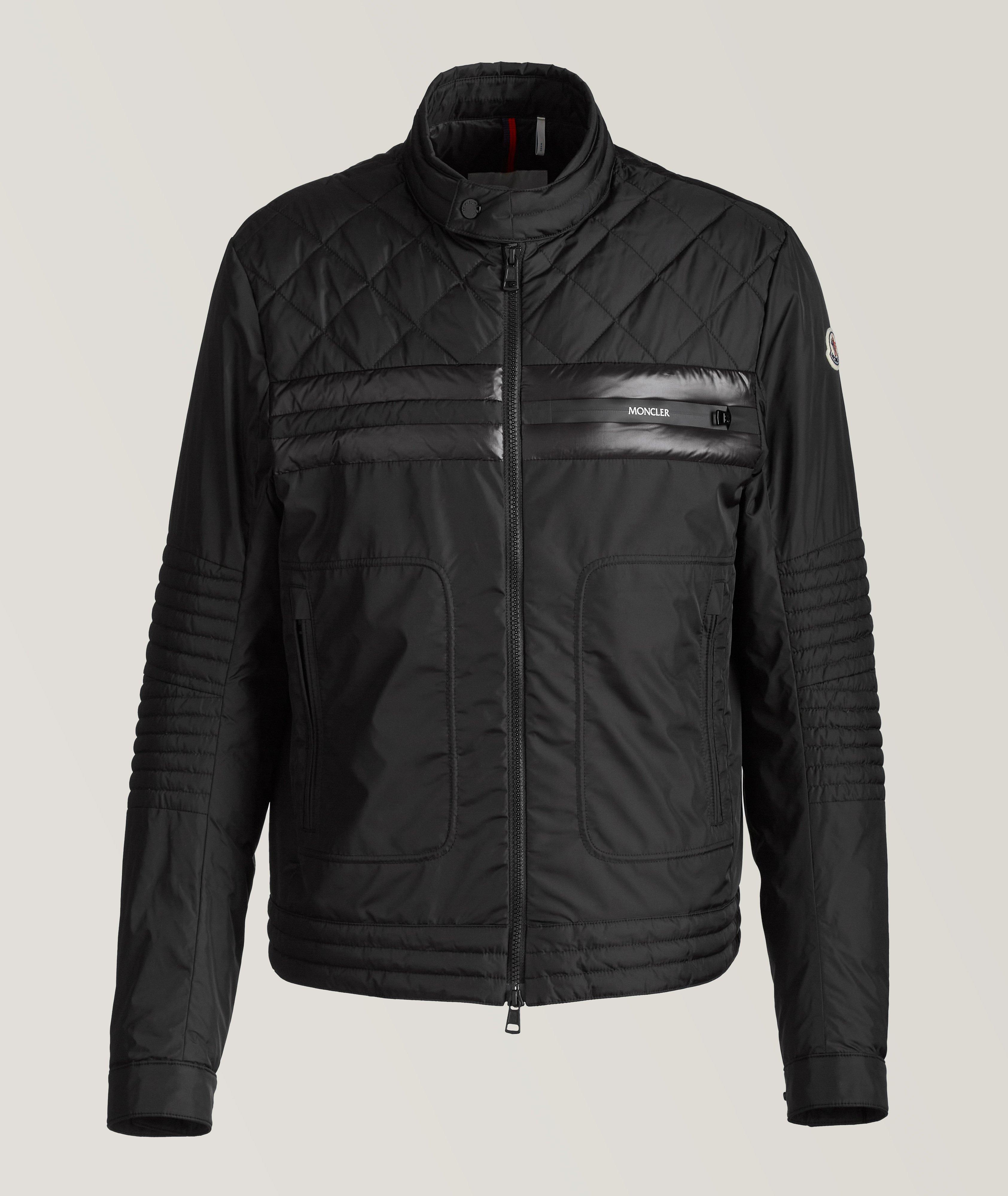 Atiu Quilted Nylon Down Biker Jacket image 0