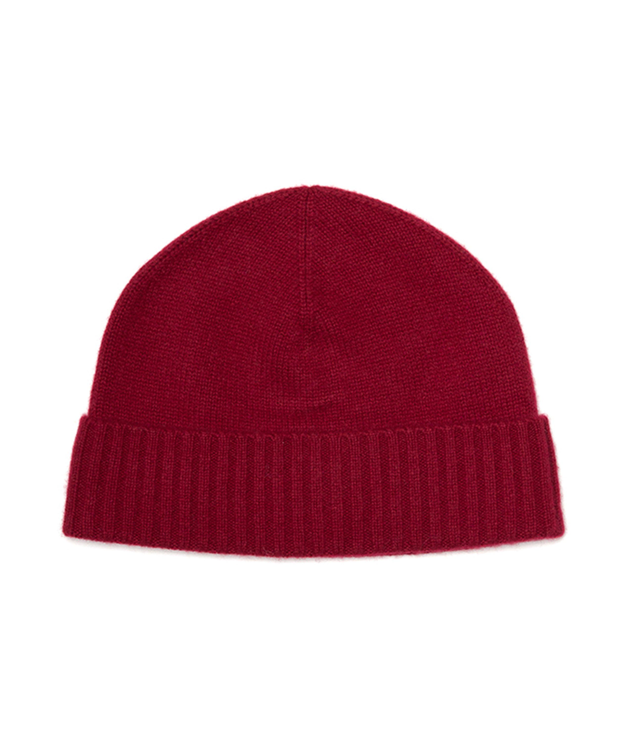 Short Roll Cashmere Beanie image 0
