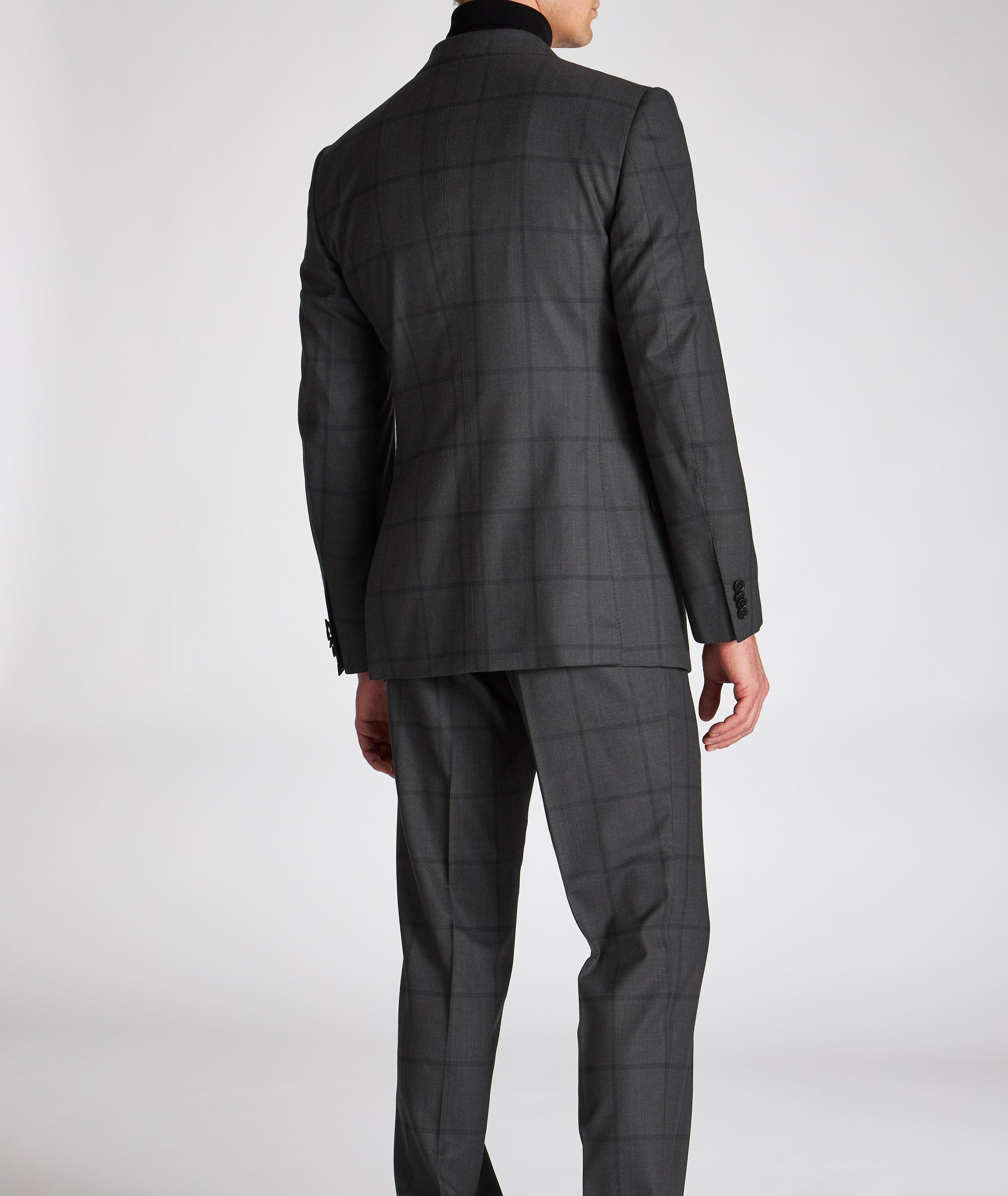 O'Connor Windowpane Checked Wool Suit image 2