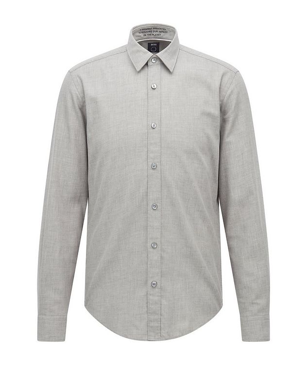 Slim Fit Twill Blend Shirt picture 1