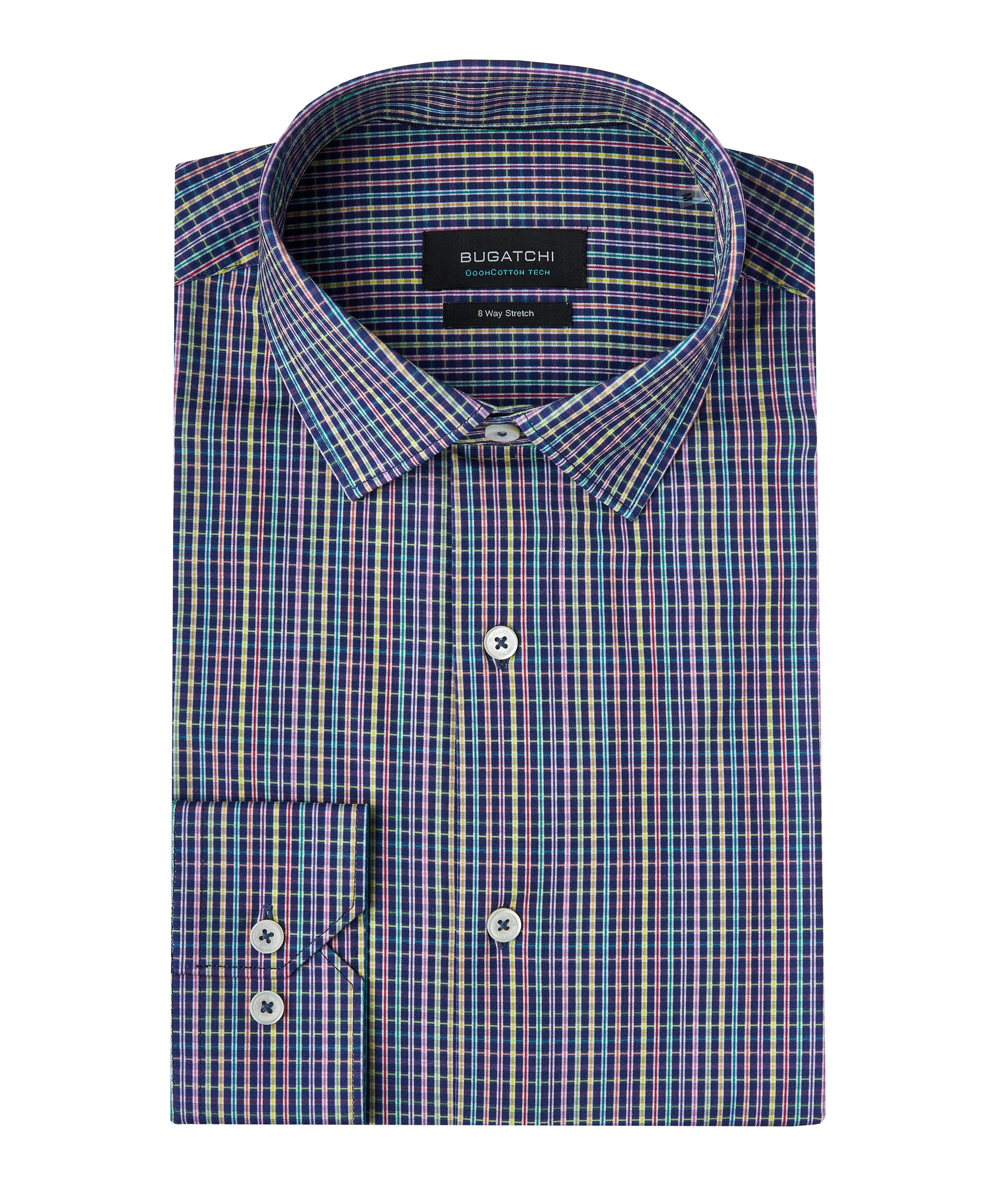 Check Printed OoohCotton Tech Shirt image 0