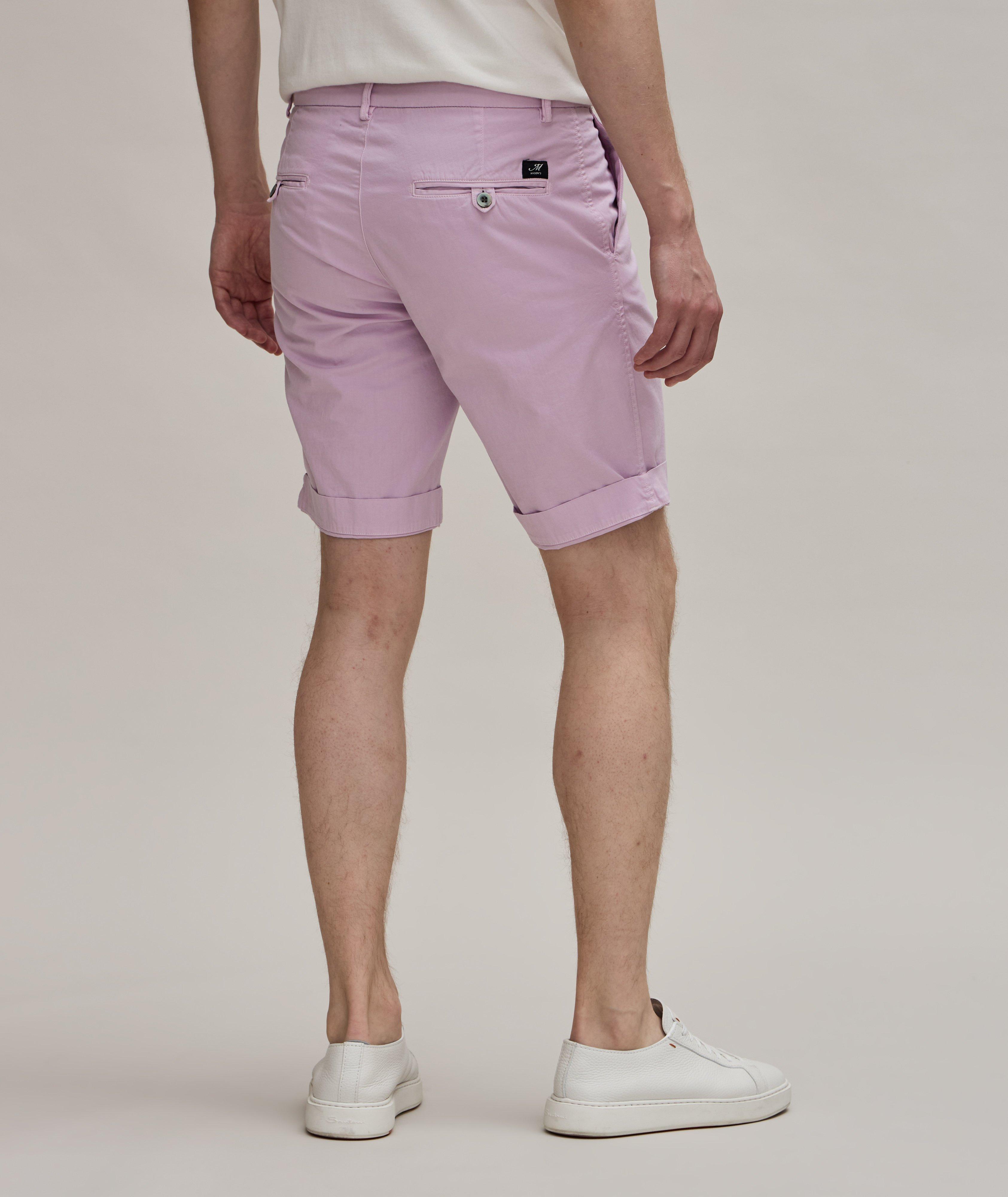 Stretch-Cotton Bermuda Shorts