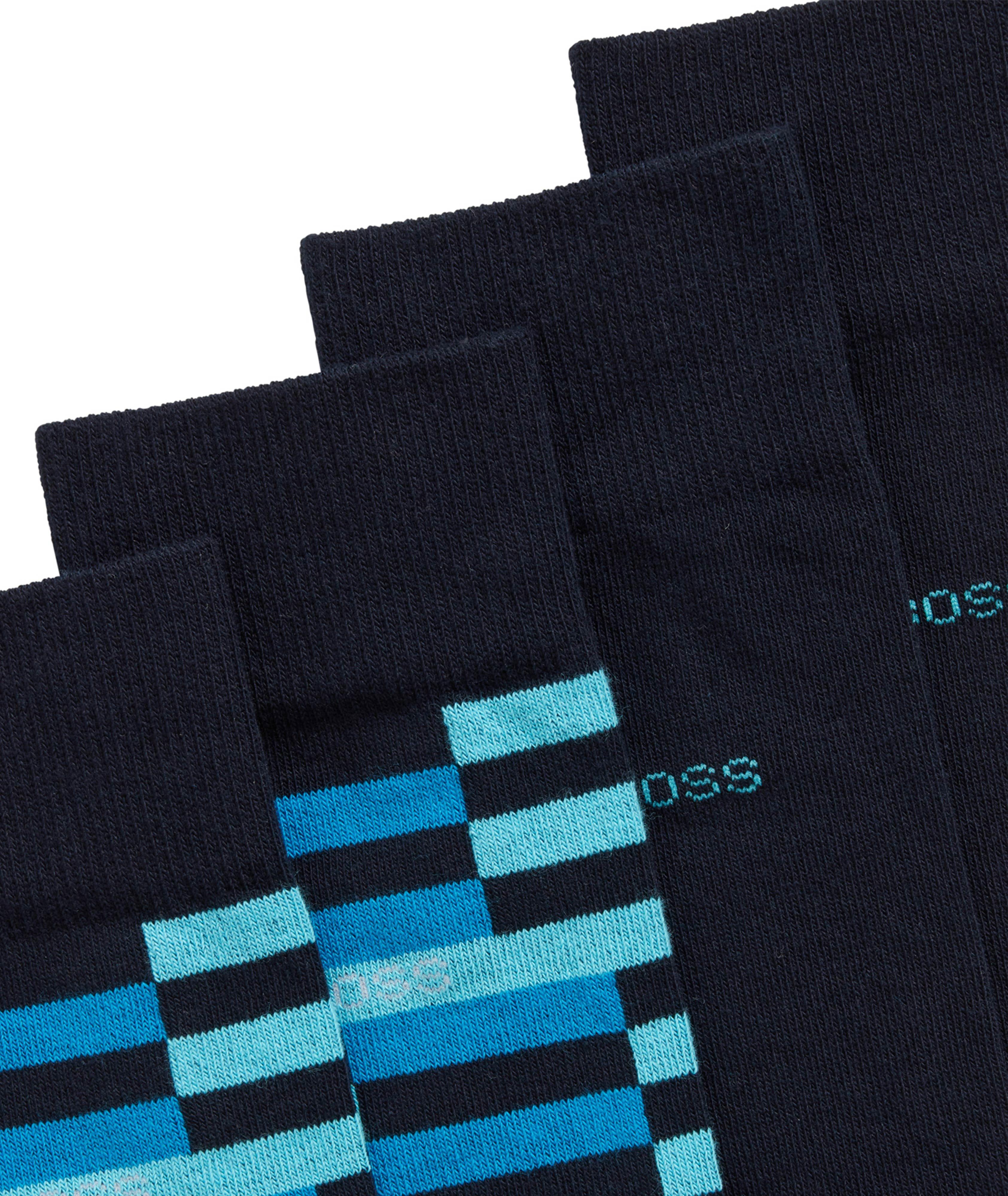 Ensemble de deux paires de chaussettes à motifs image 1