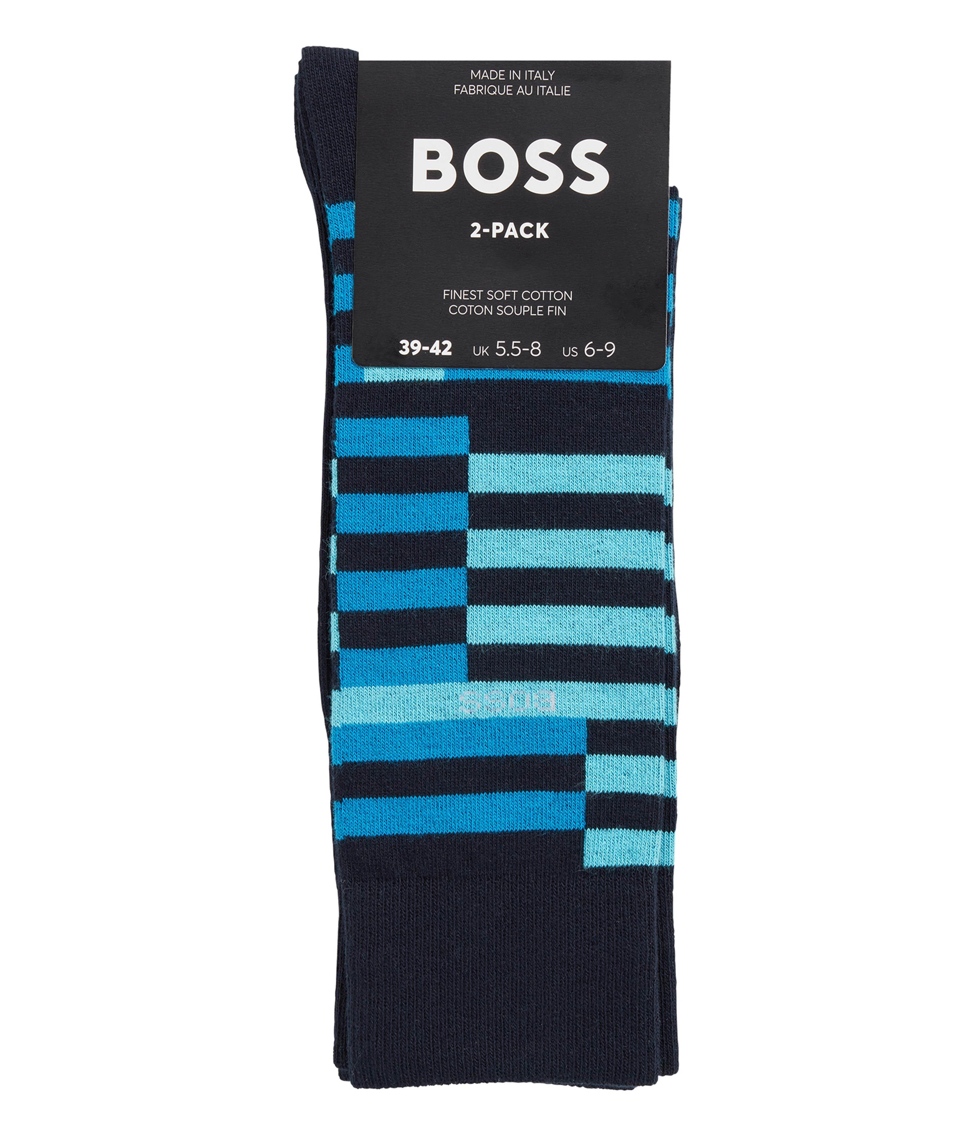 Ensemble de deux paires de chaussettes à motifs image 2