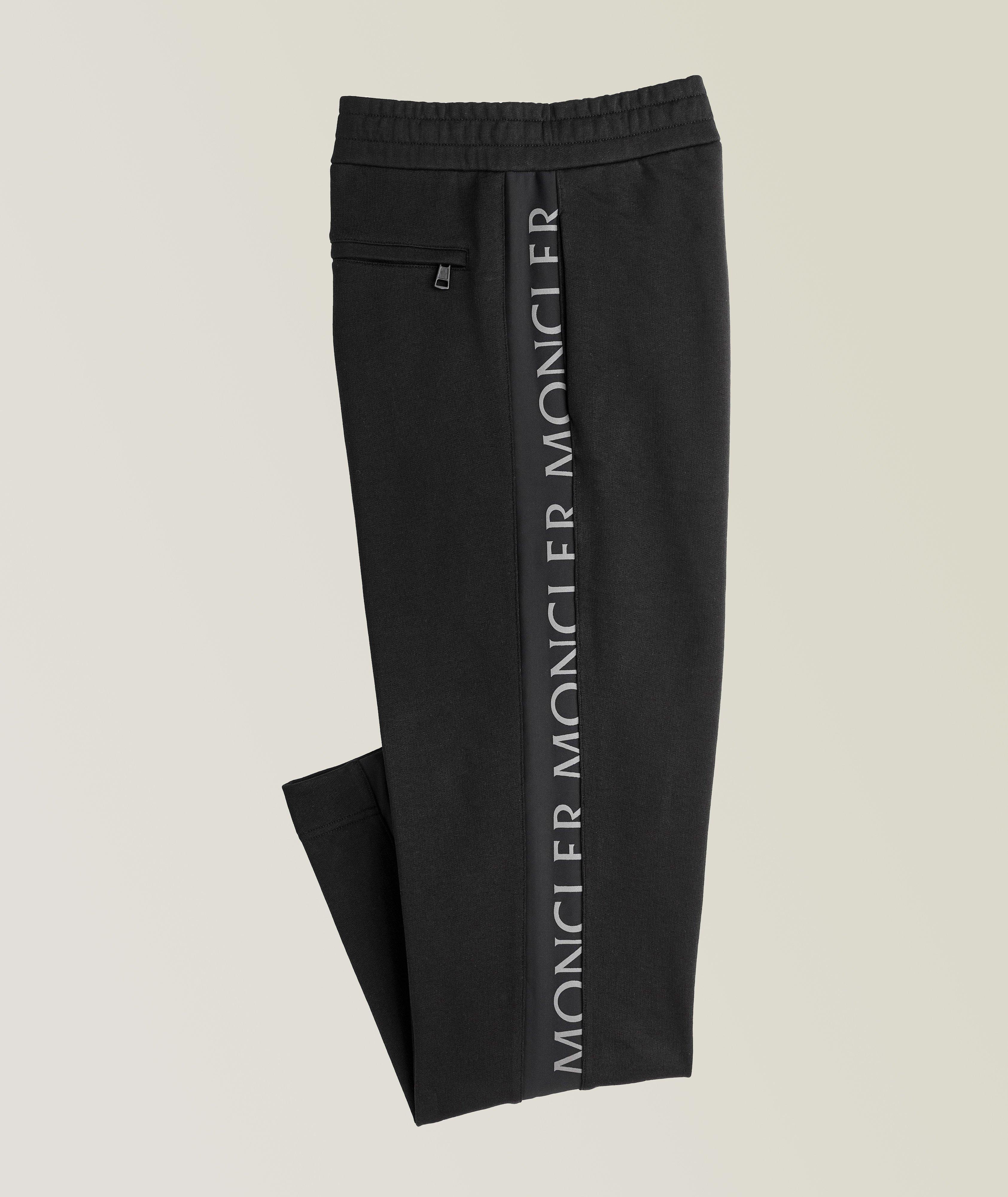 Pantalon de survêtement en coton avec logos image 0