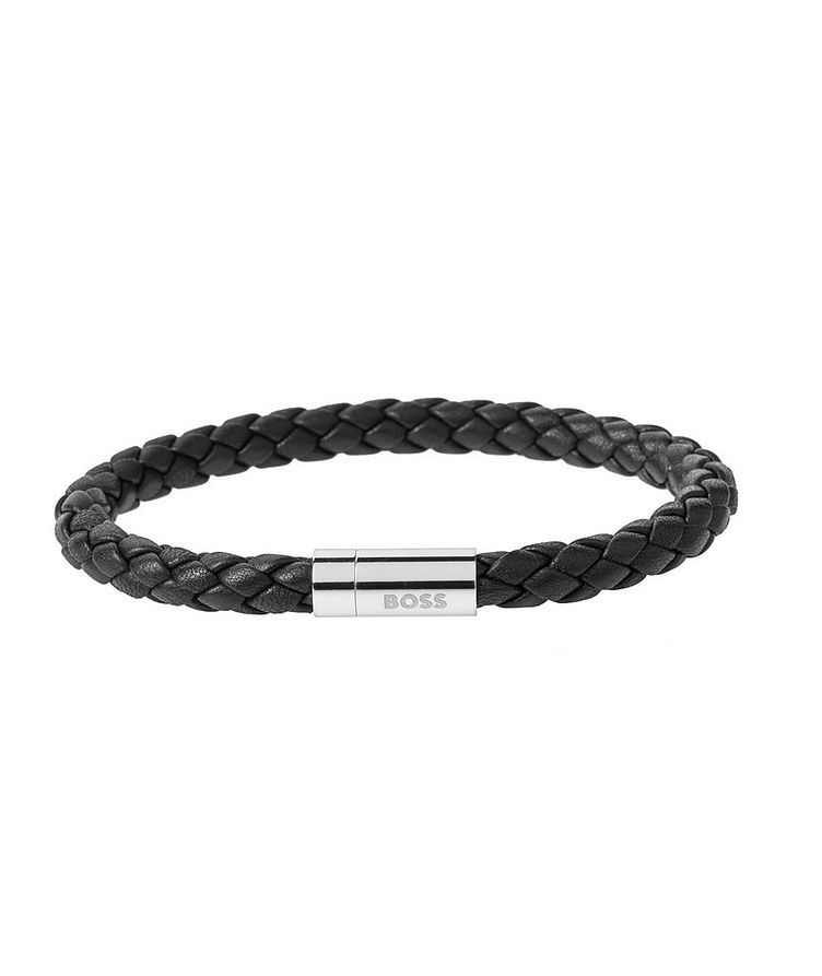 Braided Leather Bracelet image 0