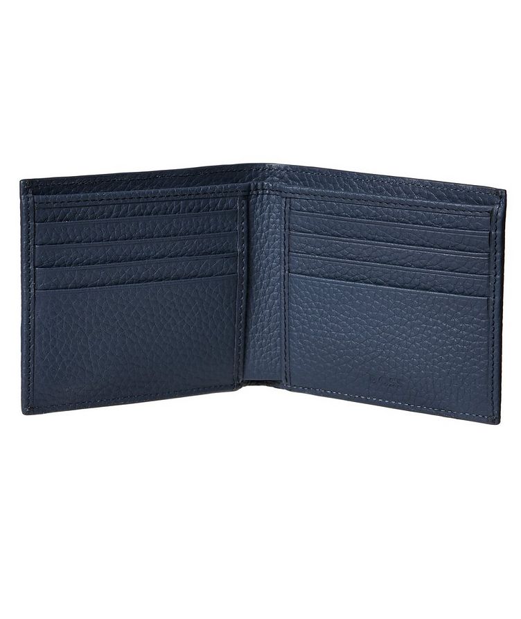 Pebbled Leather Bifold Wallet image 1