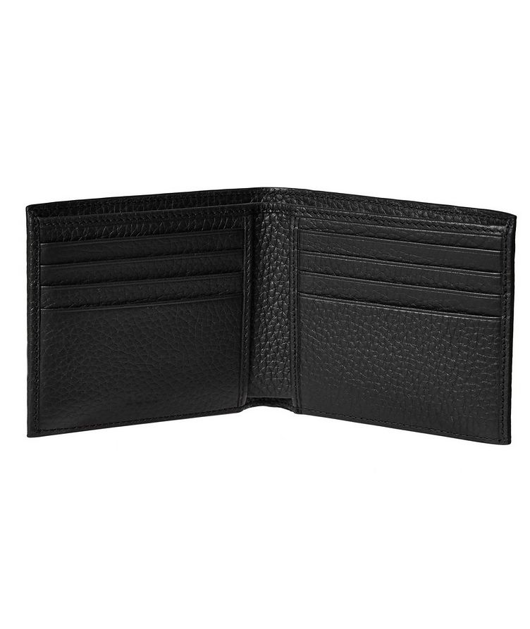 Pebbled Leather Bifold Wallet image 1