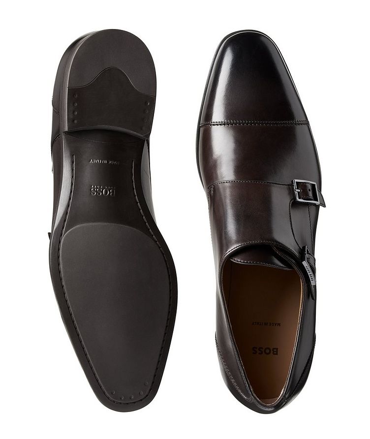 Leather Double-Monk Dress Shoes image 2
