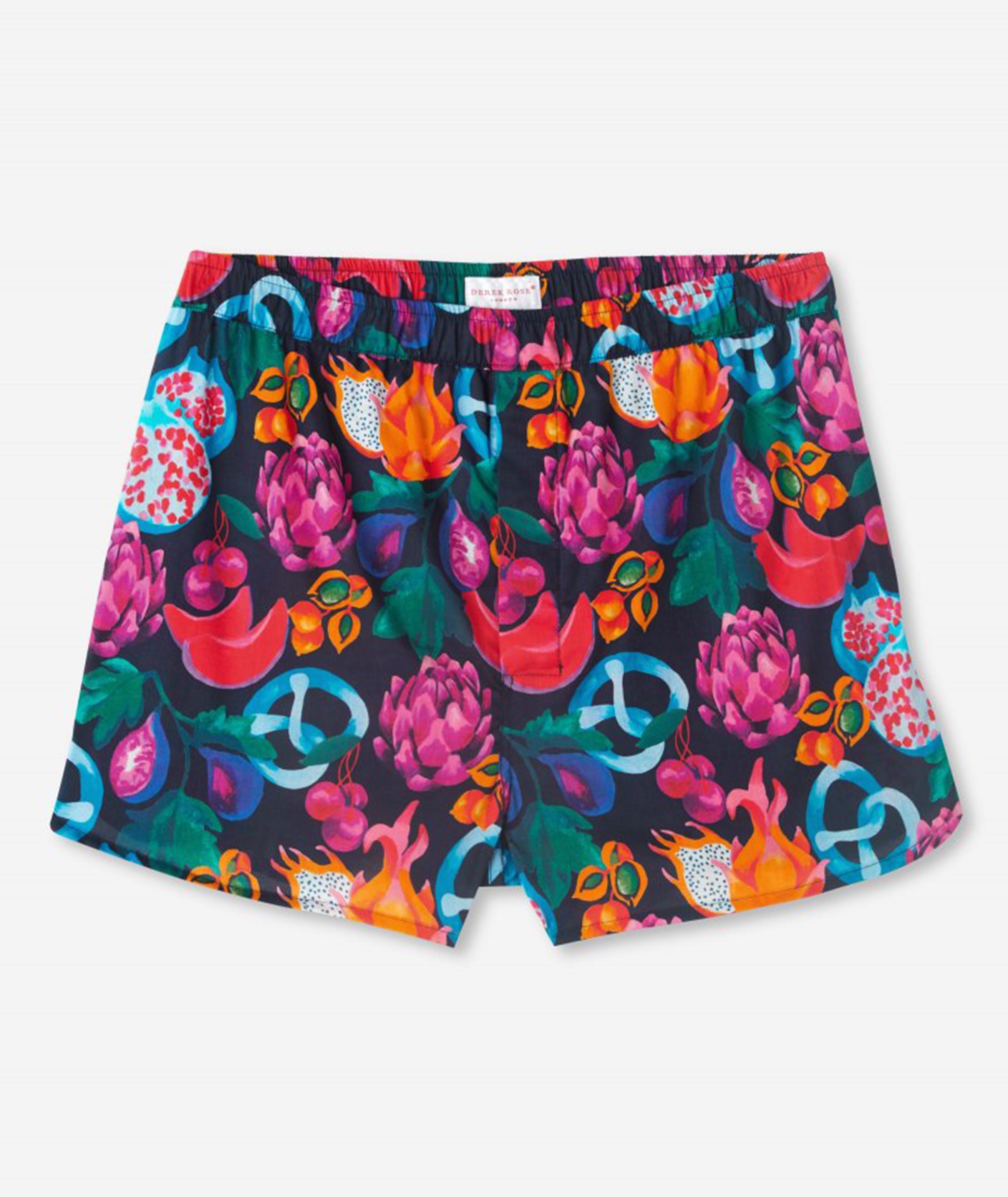 Floral Cotton Boxer Shorts image 0