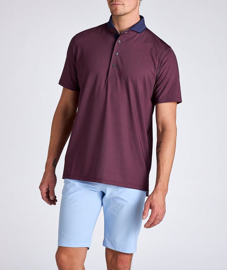 Dotted Technical-Stretch Polo  image 1