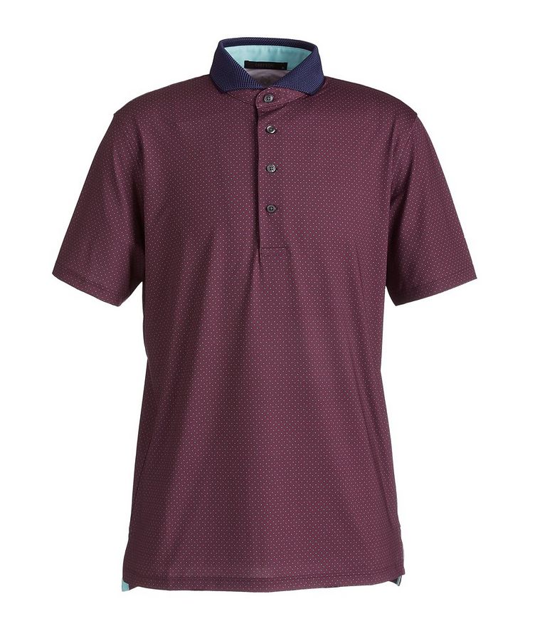 Dotted Technical-Stretch Polo  image 0