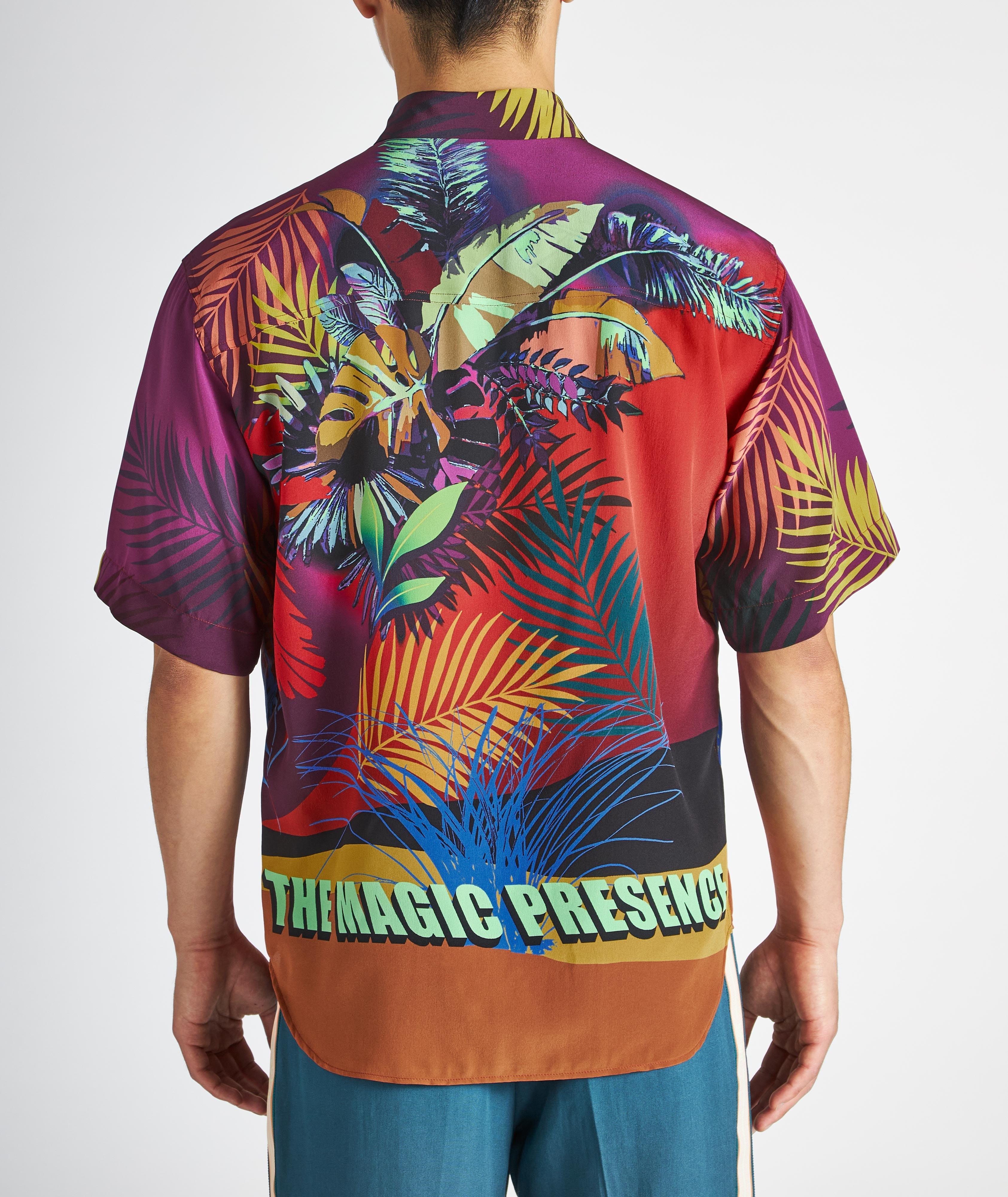 Jungle Print Silk Resort Shirt image 2