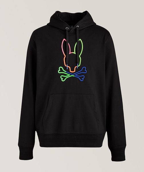 Psycho Bunny Kangourou en coton avec logo de lapin