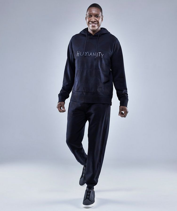 HUMANITY Stretch-Cotton Hoodie image 2