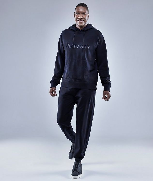 HUMANITY Stretch-Cotton Hoodie picture 3