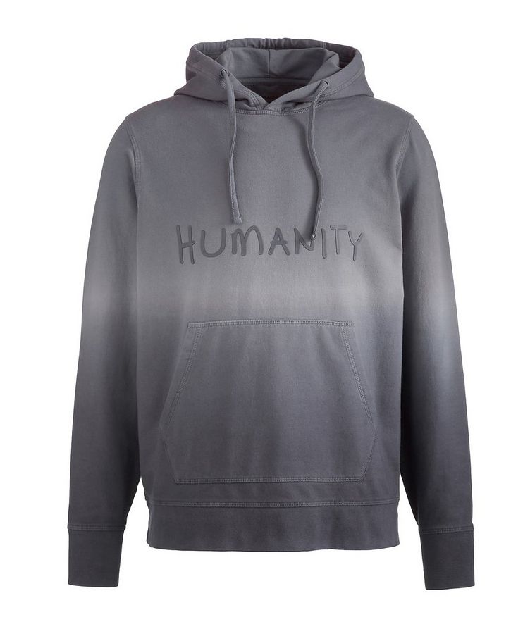 HUMANITY Gradient Stretch-Cotton Hoodie image 0